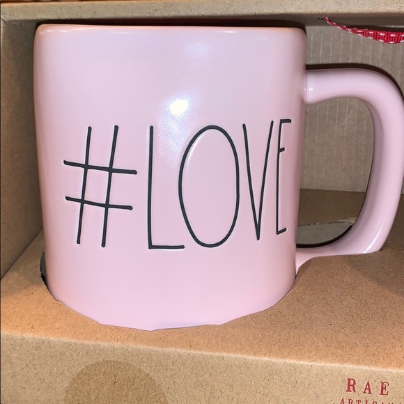 Rae Dunn “#Love” & “Love Wins” Mug Set - Picture 2 of 4